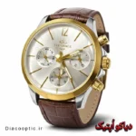 ساعت مچی زنانه اورجینال برند الگانس سه موتور بند چرم کد DO 2256