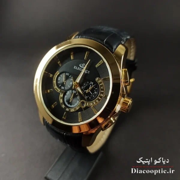 ساعت مچی ست برند الگانس مدل 1183 بند چرمی - تصویر 4