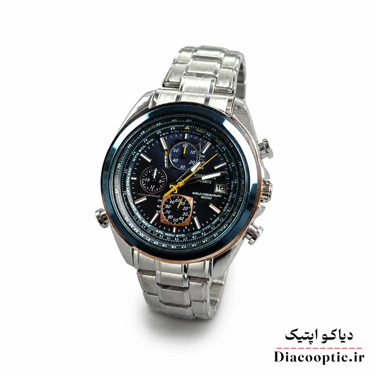 8f0b9637-4626-48ed-9e32-8c04f7611118 ساعت مچی مردانه برند visioner سه موتور مدل DO1145 استیل - تصویر 1