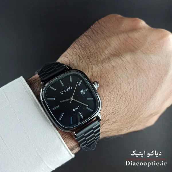 ساعت مچی مردانه مربعی برند کاسیو مدل Casio1137 - تصویر 9