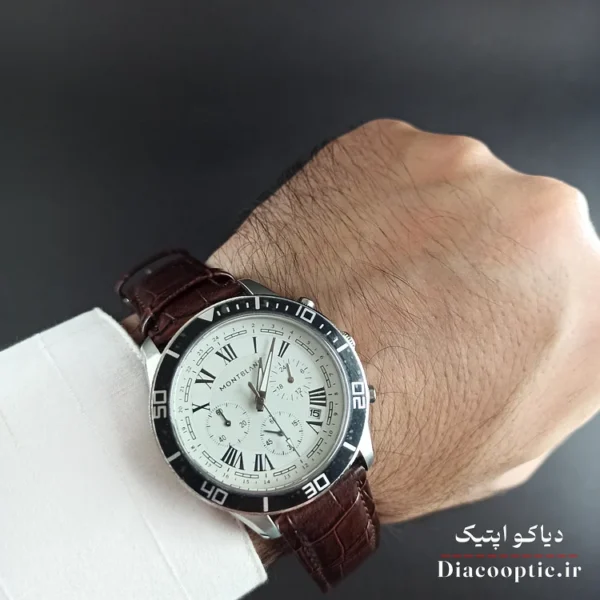 ساعت مچی مردانه برند مونت بلانک سه موتور مدل DO1155 - تصویر 5