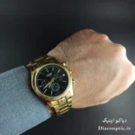 قفل کلیپسی بند استیل طلایی ساعت کاسیو DO1170