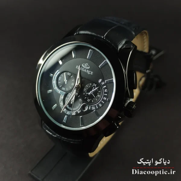 ساعت مچی مردانه برند الگانس مدل DO1175 بند چرمی - تصویر 9