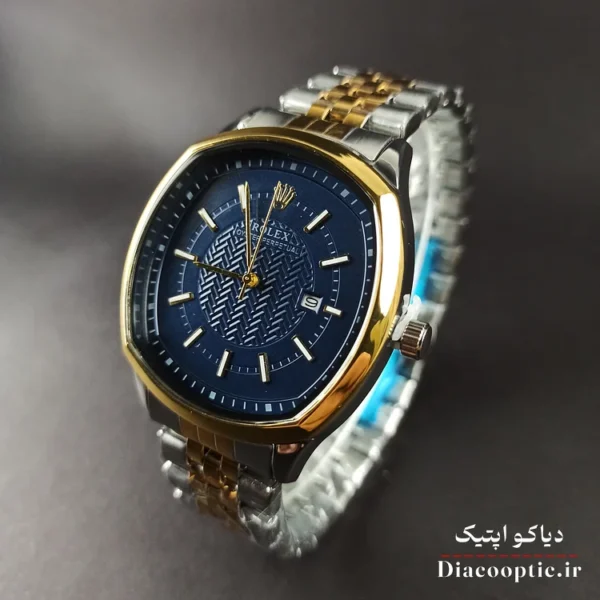 رنگ نقره ای سفید ساعت رولکس مربعی Do1247