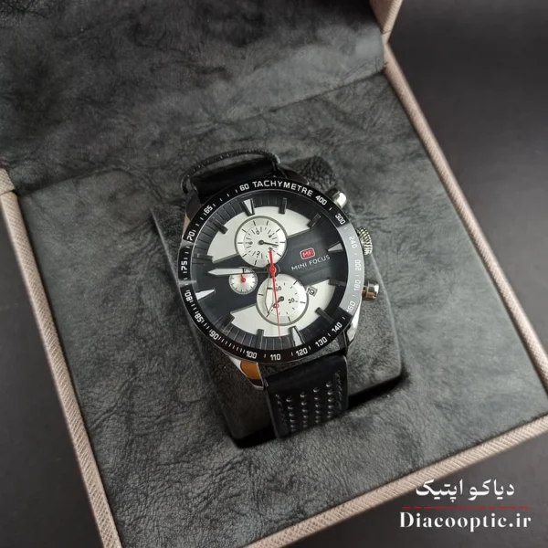 ساعت مچی مردانه اورجینال موتور ژاپن برند مینی فوکوس سه موتور مدل Mf0002G.03 بند چرم - تصویر 11