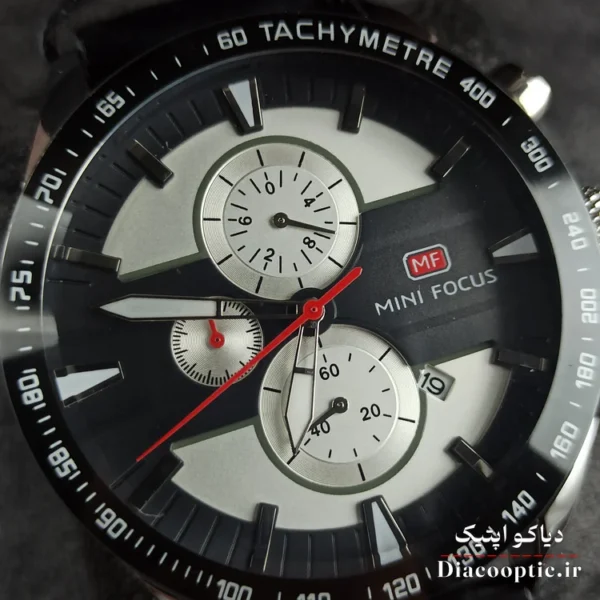 ساعت مچی مردانه اورجینال موتور ژاپن برند مینی فوکوس سه موتور مدل Mf0002G.03 بند چرم - تصویر 12