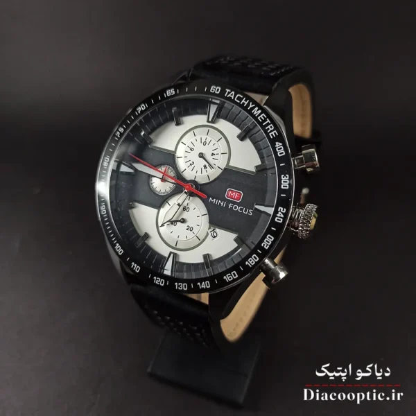 ساعت مچی مردانه اورجینال موتور ژاپن برند مینی فوکوس سه موتور مدل Mf0002G.03 بند چرم - تصویر 3