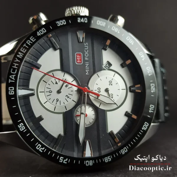 ساعت مچی مردانه اورجینال موتور ژاپن برند مینی فوکوس سه موتور مدل Mf0002G.03 بند چرم - تصویر 4