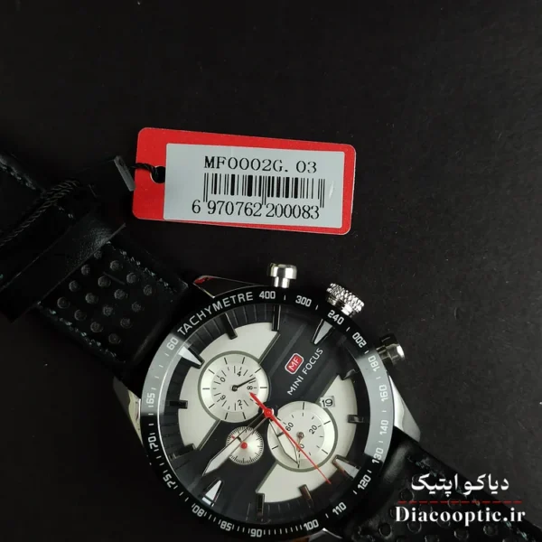 ساعت مچی مردانه اورجینال موتور ژاپن برند مینی فوکوس سه موتور مدل Mf0002G.03 بند چرم - تصویر 7