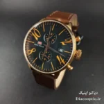 ساعت مچی مردانه اورجینال موتور ژاپن برند مینی فوکوس سه موتور مدل Mf0135G.02 بند چرم - تصویر 3