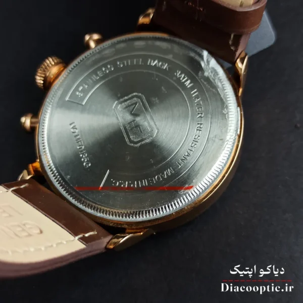ساعت مچی مردانه اورجینال موتور ژاپن برند مینی فوکوس سه موتور مدل Mf0135G.02 بند چرم - تصویر 6