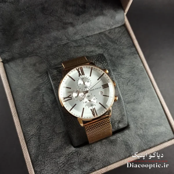 ساعت مچی مردانه موتور ژاپن برنت مینی فوکوس سه موتور مدل Mf0236G.2 بند حصیری - تصویر 10