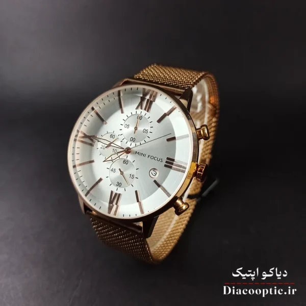 ساعت مچی مردانه موتور ژاپن برنت مینی فوکوس سه موتور مدل Mf0236G.2 بند حصیری - تصویر 3