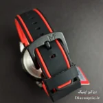 بند رابر ضد حساسیت مشکی قرمز ساعت مینی فوکوس Mf0287G.04
