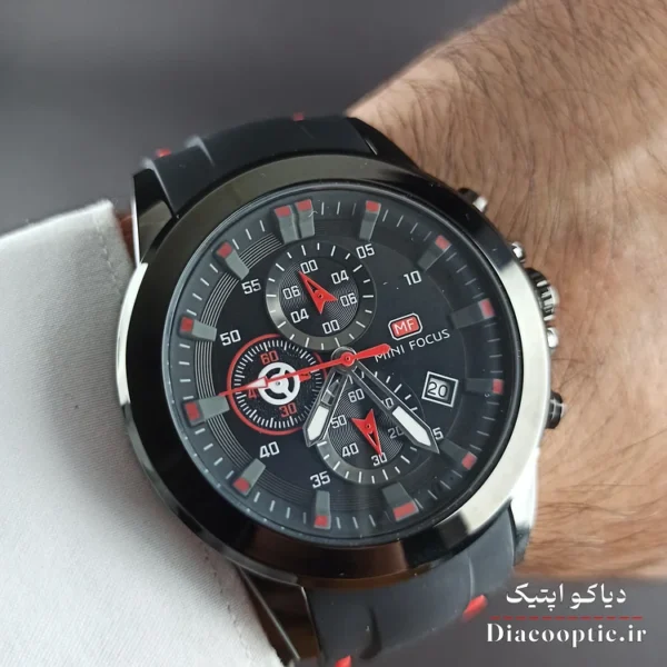 محتویات بسته شامل پاکت، جعبه اورجینال و کارت گارانتی مینی فوکوس Mf0287G.04