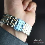 نمای شیشه کریستال ضدخش و قاب پولیش خورده ساعت Unicoo DO1169