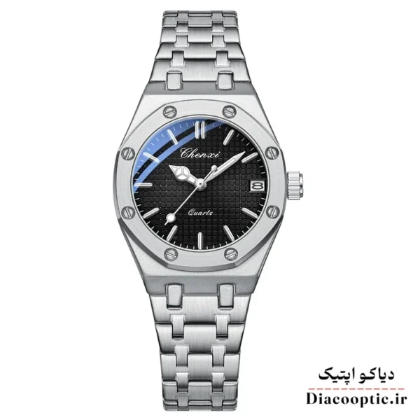 جزئیات بند استیل و قفل کلیپسی ساعت چنکسی Do-CHENXI 648