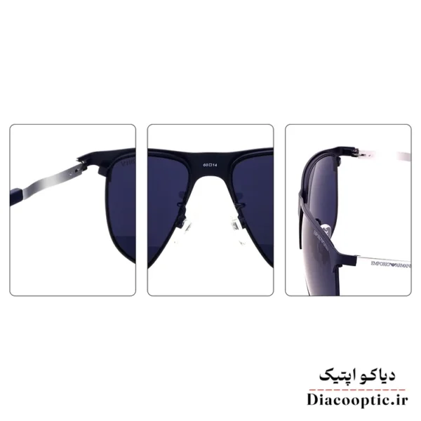 جزئیات فریم و حک برند عینک امپریو آرمانی KO-EA2094