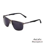 عینک KO-EA2094 در حالت تا شده نشان دهنده طول دسته و لولا فنری