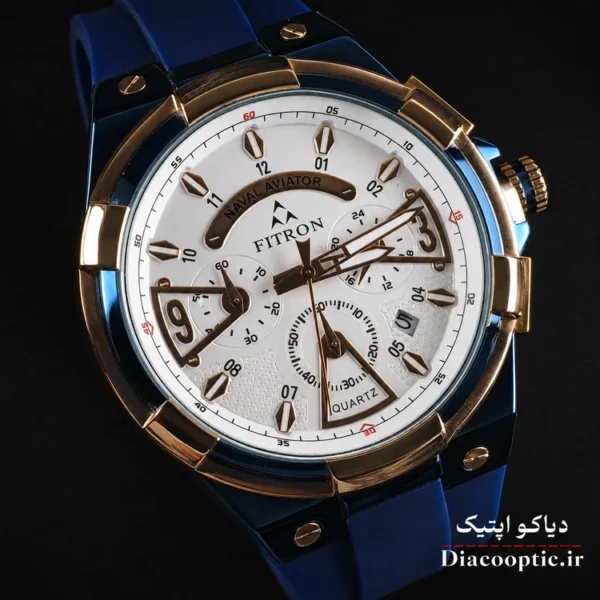 ساعت مچی مردانه برند فیترون سه موتور مدل Do1305 بند رابر - تصویر 11