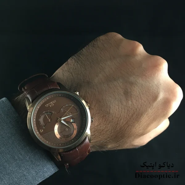 ساعت مچی مردانه موتور ژاپن برند سیتیزن مدل Do1282 چرمی - تصویر 9