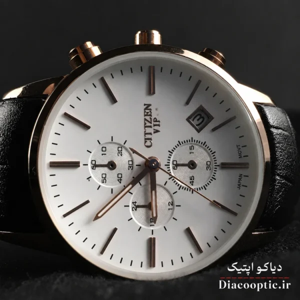 ساعت مچی زنانه موتور ژاپن برند سیتیزن مدل Do1296 چرمی - تصویر 4