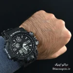 ساعت مچی پسرانه دو زمانه برند جیشاک مدل DO1332 بند رابر - تصویر 15