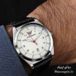 ساعت مچی مردانه موتور ژاپن اصلی برن امپریو آرمانی مدل DO1335 چرمی - تصویر 5