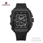 ساعت مچی مردانه سه موتور برند نیوی فورس NAVIFORCE 8070 بند رابر - تصویر 3