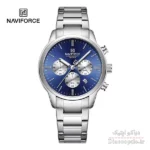 ساعت مچی مردانه سه موتور برند نیوی فورس NAVIFORCE 8076 استیل - تصویر 3