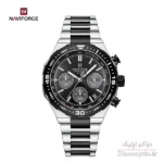 ساعت مچی مردانه سه موتور برند نیوی فورس مدل NF 8049 استیل - تصویر 4